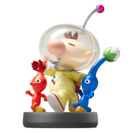 アミーボ　ピクミン Hey! Pikmin Amiibo Figure Blue Red Rock Winged Yellow